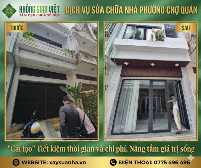 Dịch vụ sửa chữa nhà phường Chợ Quán