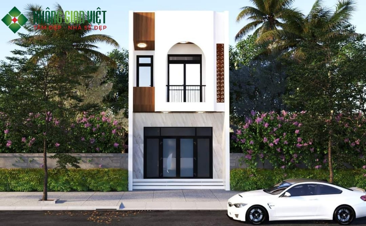 Mẫu Nhà Phố Hiện Đại 2 Tầng