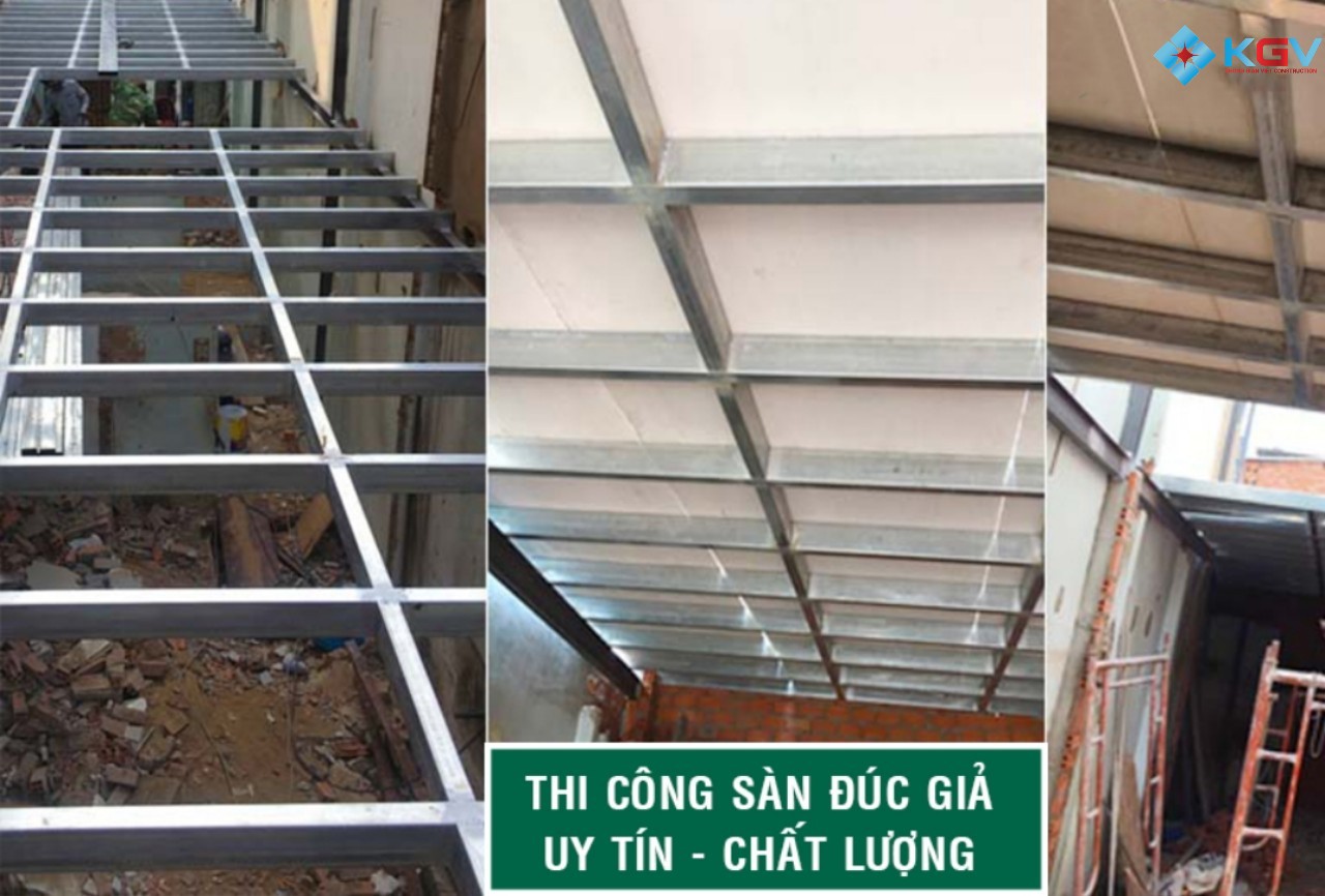 BẢNG BÁO GIÁ THI CÔNG SÀN ĐÚC GIẢ NĂM 2025