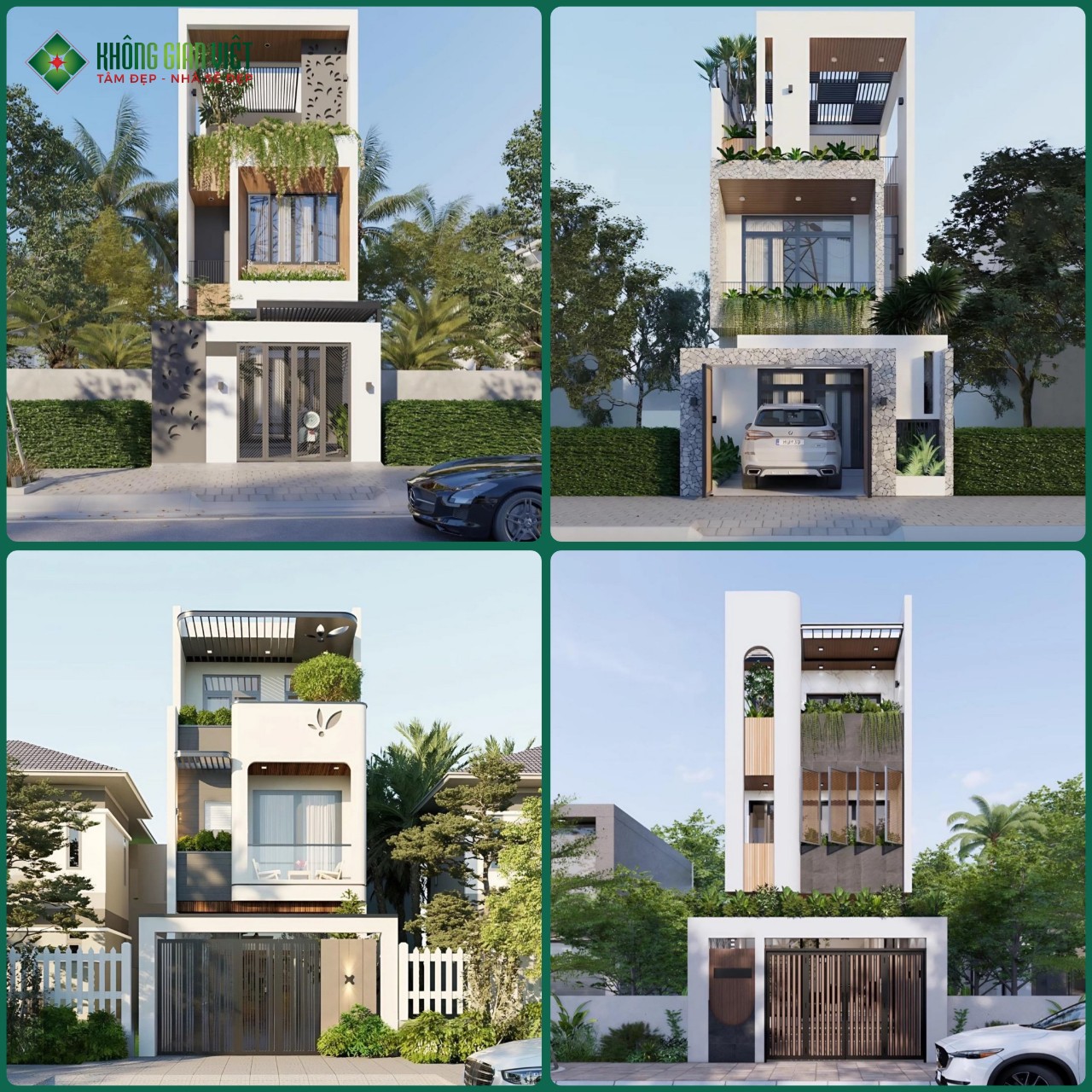 Tổng hợp 40 mẫu nhà 1 trệt 2 lầu hiện đại mới nhất