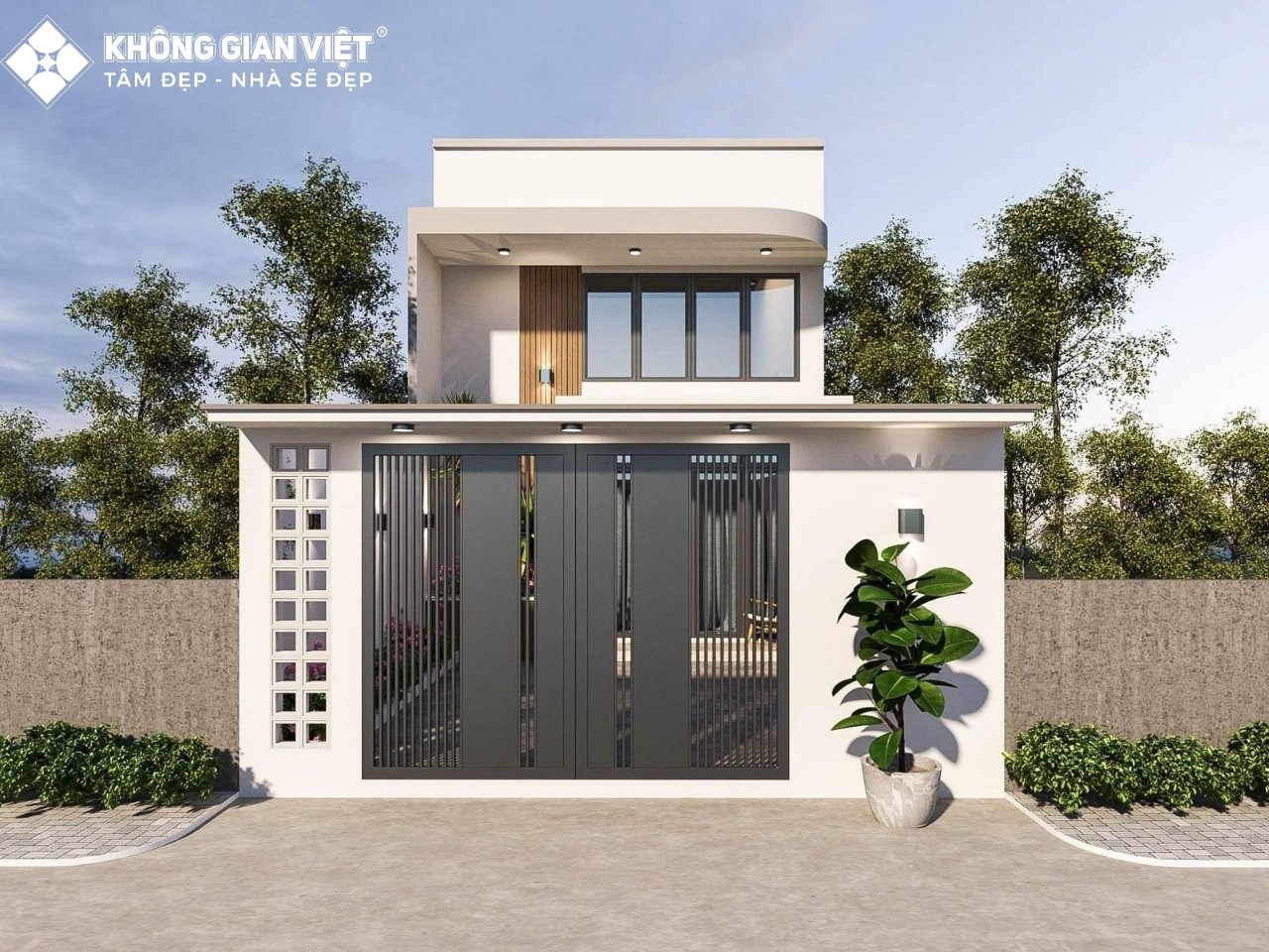Nhà phố hiện đại gác lững – Giới thiệu mẫu thiết kế độc đáo