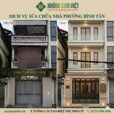 Dịch vụ sửa chữa nhà phường Bình Tân